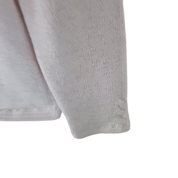 Pendleton White Cotton Blend Cardigan V-Neck Sweater Womens S Small Button Front - Picture 9 of 12